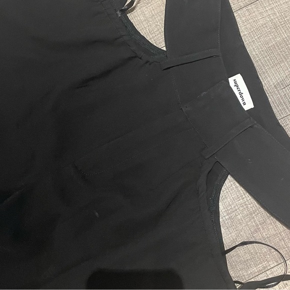 Superdown black pants with cut outs from Revolve. Size XS. - Picture 6 of 8